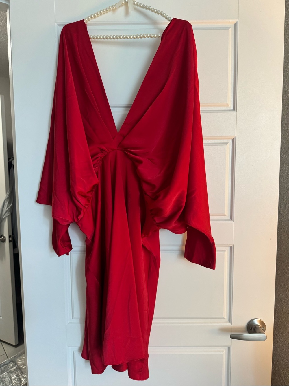 Red ASOS curve dress